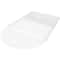 JAM Paper 9.75" x 11.5" Clear 2-Pocket Plastic Hook & Loop Closure Envelopes, 12ct.